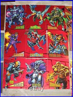 1990 1991 1992 1993 1994 Marvel Universe Complete Master Card Sets! 48 Inserts
