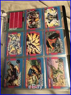 1990,1991 marvel comics trading cards complete sets With Holograms