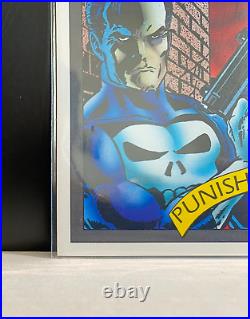 1990 Grail Impel Marvel Universe Series 1 Key Punisher Card #47