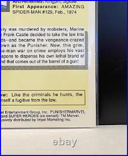1990 Grail Impel Marvel Universe Series 1 Key Punisher Card #47