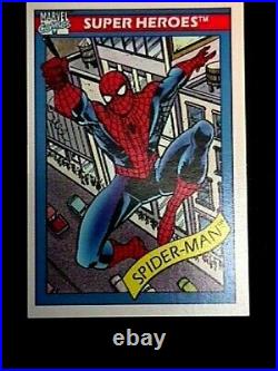 1990 IMPEL MARVEL UNIVERSE SUPER HEROES Trading Cards SERIES 1 SET 162 CARDS