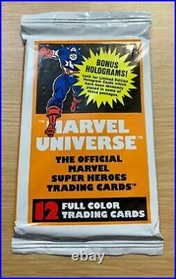 1990 IMPEL Marvel Universe Series 1 Trading Cards LOT OF 8 SEALED PACKS