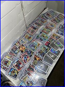 1990 Impel MARVEL UNIVERSE Series 1 Trading Cards Huge Lot Sleeved in Exc- Mnt