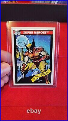 1990 Impel Marvel Comics Grail Super Heroes Series 1 Card Key Wolverine #10