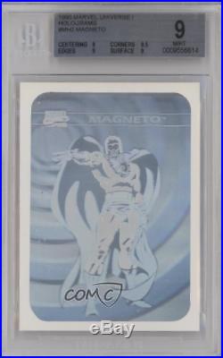 1990 Impel Marvel Comics Super Heroes Holograms #MH2 Magneto BGS 9 MINT Card k4g