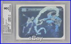 1990 Impel Marvel Comics Super Heroes #MH5 Spider-Man vs Green Goblin Card k4g