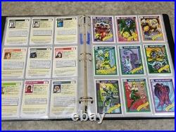 1990 Impel Marvel Uni Series 1 Comp Set-162 Cards with Holos in Collector's Album