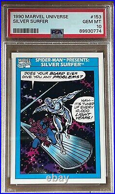 1990 Impel Marvel Universe #153 Silver Surfer Psa 10