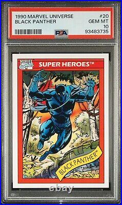 1990 Impel Marvel Universe #20 Black Panther PSA 10 GEM MINT