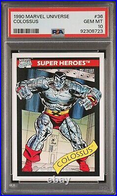 1990 Impel Marvel Universe #36 Colossus PSA 10