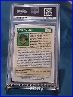 1990 Impel Marvel Universe #3 The Hulk PSA 9 MINT