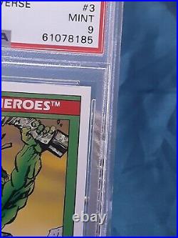 1990 Impel Marvel Universe #3 The Hulk PSA 9 MINT