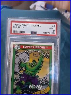 1990 Impel Marvel Universe #3 The Hulk PSA 9 MINT