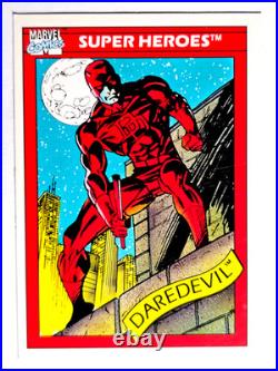 1990 Impel Marvel Universe #4 DAREDEVIL Series 1 Trading Card Mint or Better