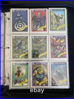1990 Impel Marvel Universe Complete Set with Holos Mint Condition + Binder
