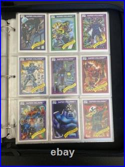 1990 Impel Marvel Universe Complete Set with Holos Mint Condition + Binder