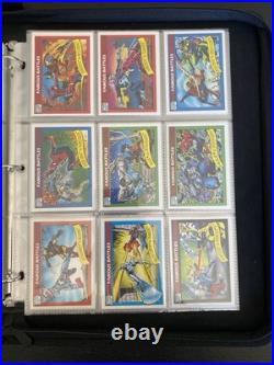 1990 Impel Marvel Universe Complete Set with Holos Mint Condition + Binder