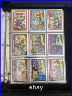 1990 Impel Marvel Universe Complete Set with Holos Mint Condition + Binder