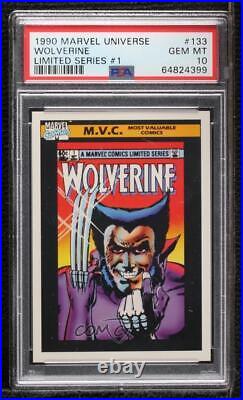 1990 Impel Marvel Universe MVC Wolverine Limited Series #1 PSA 10 GEM MT 0f9x