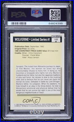 1990 Impel Marvel Universe MVC Wolverine Limited Series #1 PSA 10 GEM MT 0f9x