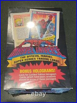 1990 Impel Marvel Universe SERIES 1 Trading Cards 36 Packs FACTORY SEALED BOX