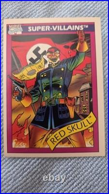 1990 Impel Marvel Universe Series 1 #81 Red Skull Classic Card