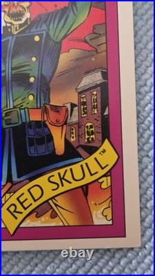 1990 Impel Marvel Universe Series 1 #81 Red Skull Classic Card