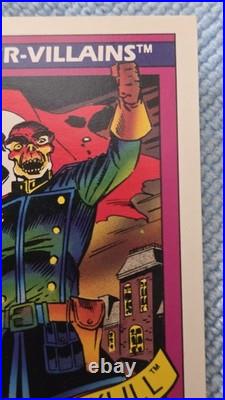 1990 Impel Marvel Universe Series 1 #81 Red Skull Classic Card