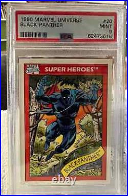 1990 Impel Marvel Universe Series 1 Black Panther #20 PSA 9 Mint