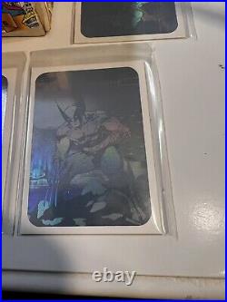 1990 Impel Marvel Universe Series 1 Complete Set + Hologram Card Set #MH1-MH5 Q