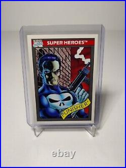 1990 Impel Marvel Universe Series 1 Punisher Rookie Card #47 Hero Comics Rare
