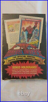 1990 Impel Marvel Universe Series 1 Trading Cards 36 Packs Factory Sealed Box