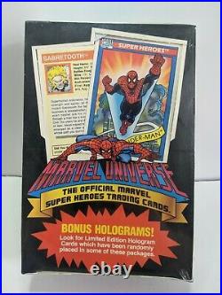 1990 Impel Marvel Universe Series 1 Trading Cards Box Sealed? RARE! ? NM