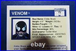 1990 Impel Marvel Universe Series 1 Venom #73 Rookie Card Sharp Corners NM/M