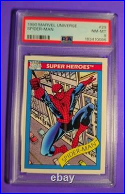 1990 Impel Marvel Universe Spider-Man PSA 8 NM-MT #29