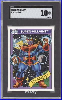 1990 Impel Marvel Universe Thanos #79 SGC 10