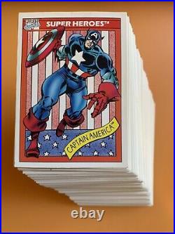 1990 Impel Marvel Universe Trading Card Series 1 NM 1-162 Full Set