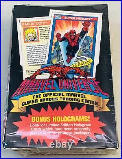 1990 Impel Marvel Universe Trading Cards Series 1 Factory Sealed Box