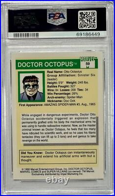 1990 Impel Skybox Marvel Universe #59 Doctor Octopus Rookie PSA 10 GEM MINT