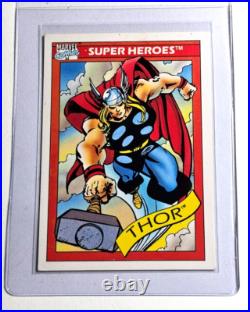 1990 Key Impel Marvel Universe Trading Card Set Series 1 GRAIL Thor #18