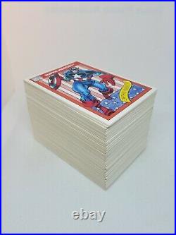 1990 MARVEL UNIVERSE TRADING CARDS COMPLETE SET 1 -162 With 5 Holograms set B