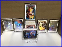 1990 MARVEL UNIVERSE TRADING CARDS Impel COMPLETE SET 1 -162 With 5 Holograms