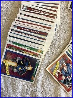 1990 MARVEL UNIVERSE Trading Cards (IMPEL) Mint Complete Set #1-162 with 4 Holos