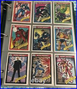 1990 Marvel Comic Impel Trading Cards Complete 162 Card Set (No Holograms) NM/MT