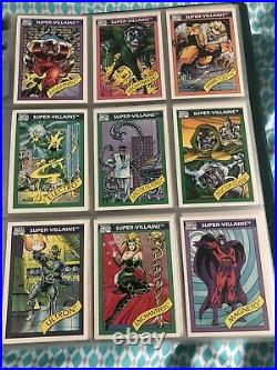 1990 Marvel Comic Impel Trading Cards Complete 162 Card Set (No Holograms) NM/MT