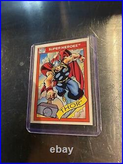 1990 Marvel Comics Super Heroes Trading Cards- Thor #18 NM