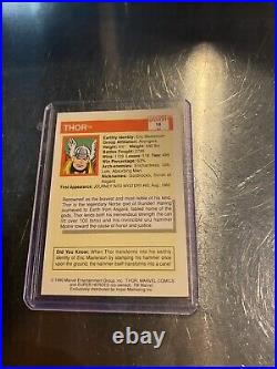 1990 Marvel Comics Super Heroes Trading Cards- Thor #18 NM