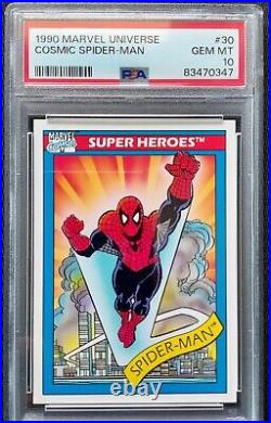 1990 Marvel Impel Cosmic Spider-Man PSA Gem Mint 10