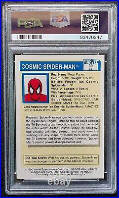 1990 Marvel Impel Cosmic Spider-Man PSA Gem Mint 10