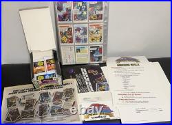 1990 Marvel Impel Series 1 -Complete Set, 8 Packets, Box & Promotional Folder